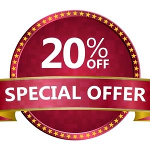20% discount when you purchase 3 items